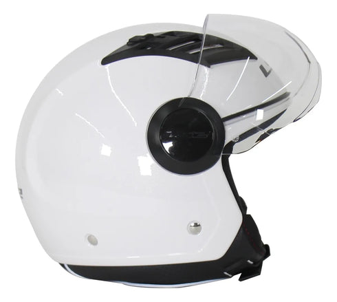 CASCO ABIERTO LS2 AIRFLOW SOLID L BLANCO